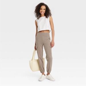 NWT! Women's Relaxed Fit Super Soft Cargo
Joggers - A New Day